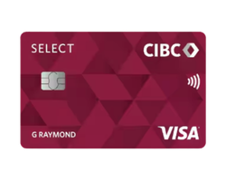 CIBC Select Visa Card by CIBC - Low Interest credit card with $29 annual fee